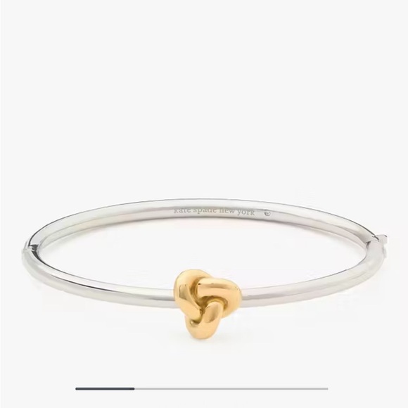 Kate Spade NWT Gold and Silver Twist Bangle Bracelet - Picture 4 of 9